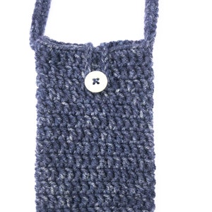 Bolso bandolera - bandolera para celular - mini bolso bandolera - bolso jean azul - bolso hippie