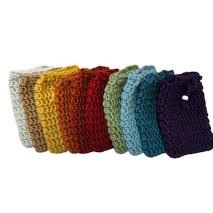 Crochet Drawstring Pouch | Crystal Bag | Dice Bag for Gaming