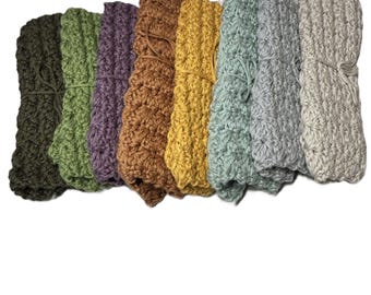Crochet Cotton Dishcloth/Washcloth  • Eco-Friendly Reusable Kitchen/Wash Cloth