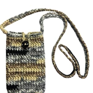 Monedero para teléfono celular, bolso bandolera pequeño, crochet