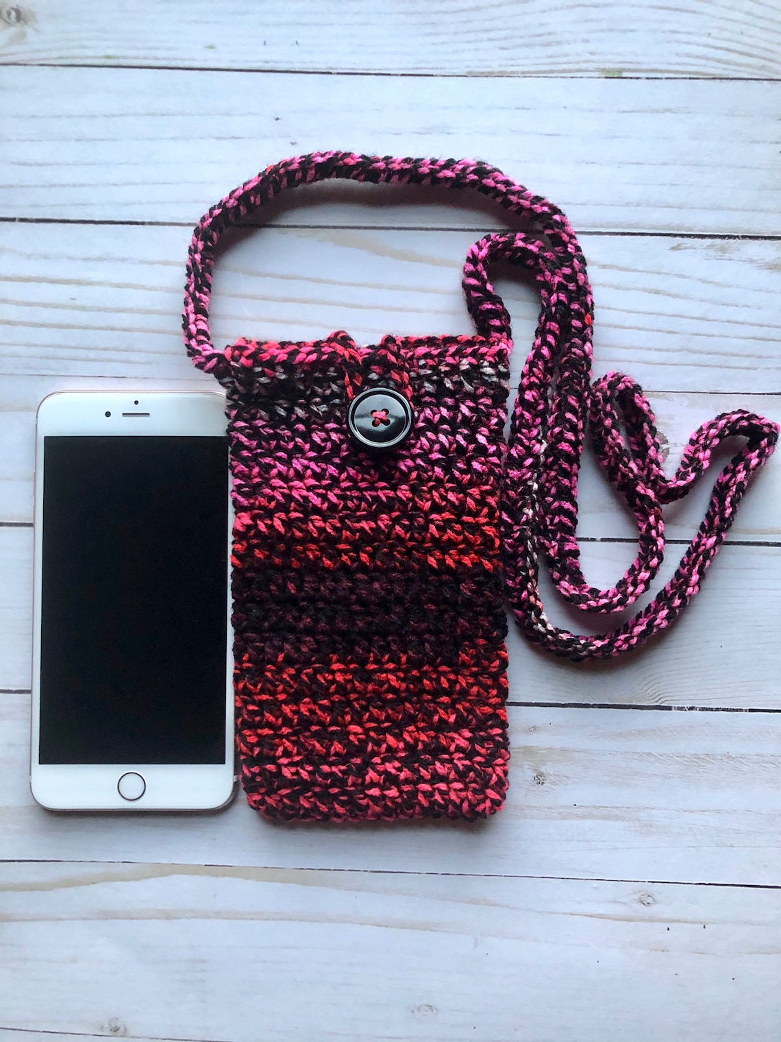 Small Crochet Crossbody Purse for Cell Phone Sling Bag Etsy