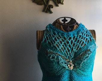 Crocheted Halter Top