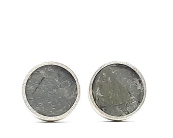 Slate Cufflinks - St Joseph&#39;s Shrine in Detroit, MI...Slate from roof restoration