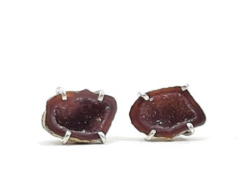 Tabasco Geode Earrings