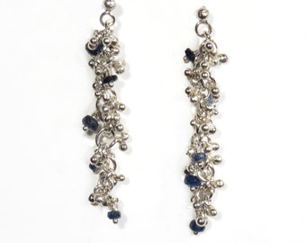 Earrings with Sapphire