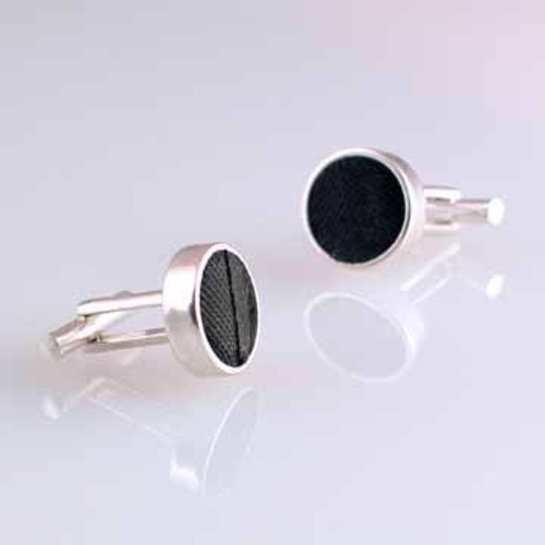 Bicycle Tire Cufflinks image 1