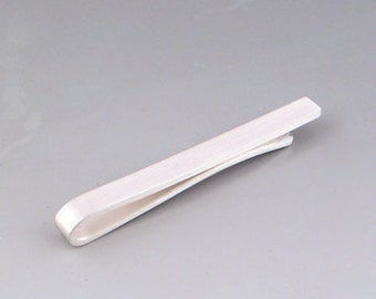 Barra de corbata de plata de ley