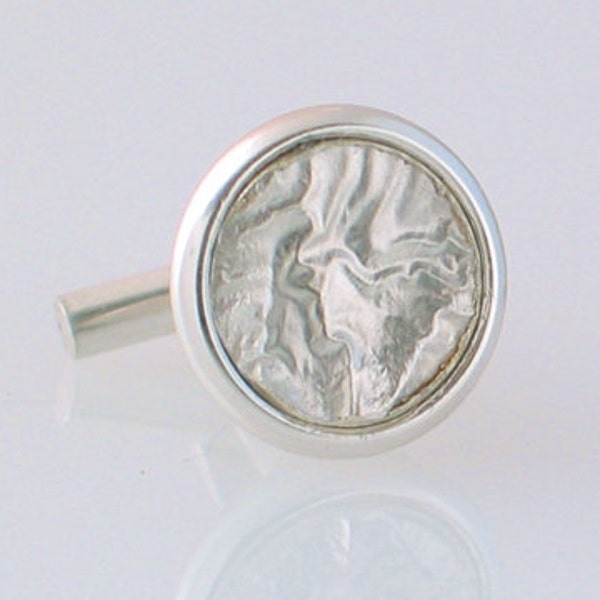Netvormige Sterling Zilveren Manchetknopen
