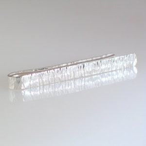 Cold Forged Sterling Silver Tie Bar 6mm Width