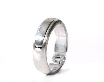 Custom Listing for Eve: Sterling Silver Hinged Ring