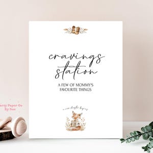 Babyshower verlangen naar station teken verhalenboek nieuw hoofdstuk afdrukbare INSTANT DOWNLOAD Party Decor aanpasbaar digitaal, Fox, boek 8 x 10 BS03