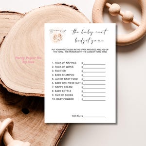Babyshowerspel The Baby Cart Budget Heaven verzonden afdrukbare INSTANT DOWNLOAD Feestplezier, activiteiten, digitaal, engelen, wolken, tweeling 5 x 7 BS06
