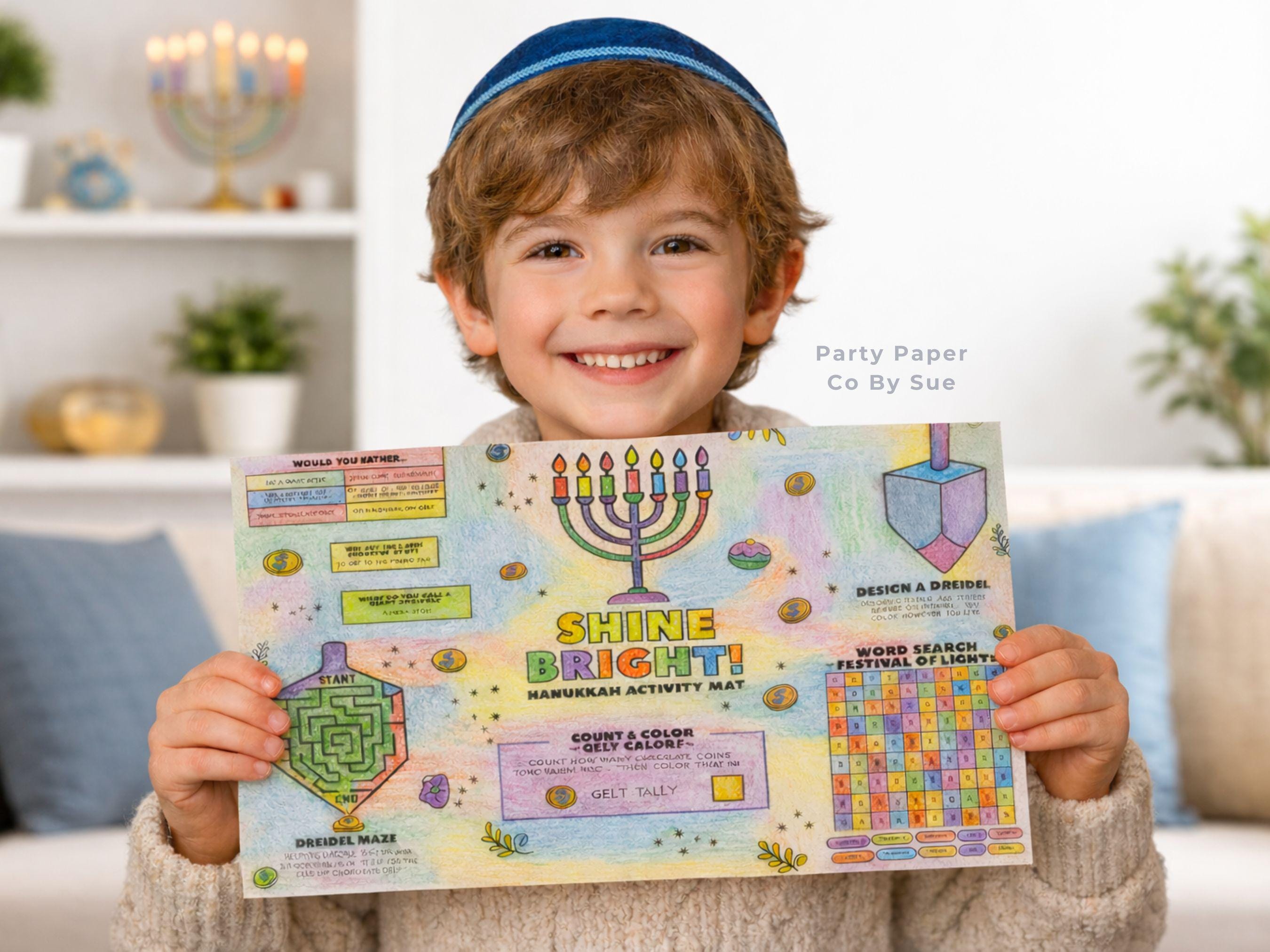 Hanukkah Activity Sheets for Kids INSTANT Digital Download PDF,…