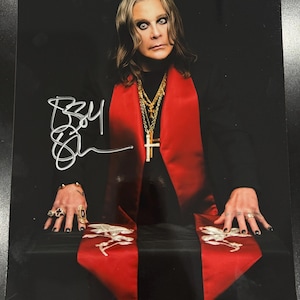 Signed ozzy osbourne memorabilia - Etsy 日本