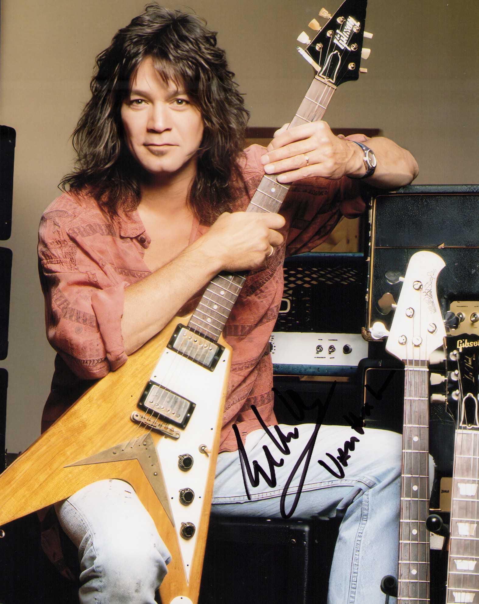 Eddie van halen autograph - Etsy 日本