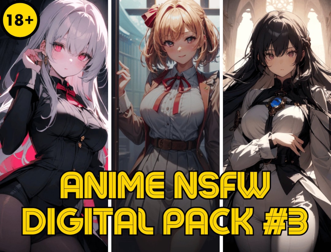 Anime Sexy Girls NSFW Pack 50 Images 3 High Resolution - Etsy