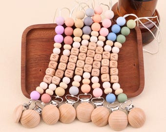 Custom Soother Clip, Newborn Gift, Baby Binky Clip, Custom Dummy clip, Personalized Pacifier Clip, Baby shower Gift, Baby Pacifier Holder