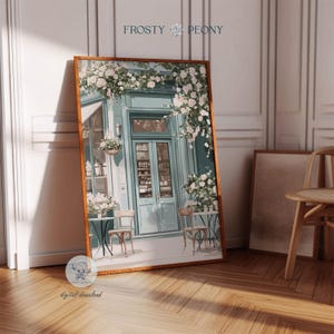 Elegant Coffee Shop Art Print