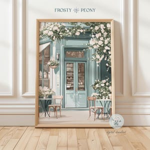Elegant Coffee Shop Art Print