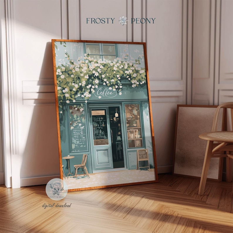 Charming Coffee Shop Art Print