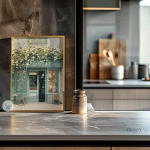 Charming Coffee Shop Art Print
