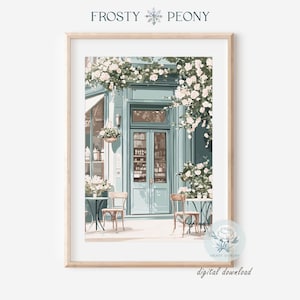Elegant Coffee Shop Art Print