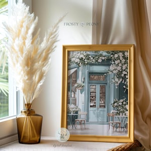 Elegant Coffee Shop Art Print
