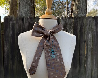 Rosalia Longicorn Rhinestone Bug Tie