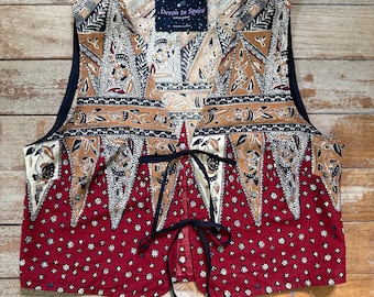 Handmade vest unisex S-M reference measurements