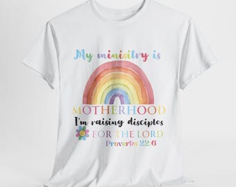 Motherhood is my ministry, Christian, women T shirt