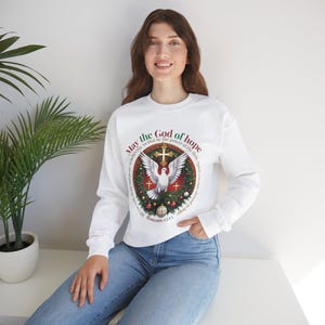 Christian, Christmas, Sweatshirt, Romans 15:13