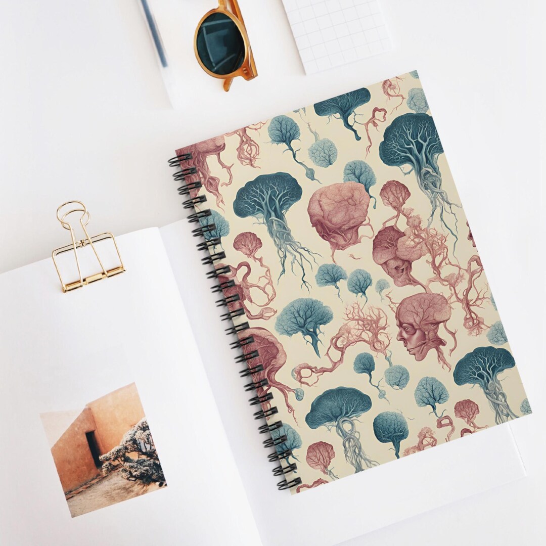 Neurology-themed Spiral Notebook Brain Anatomy Design Journal for ...
