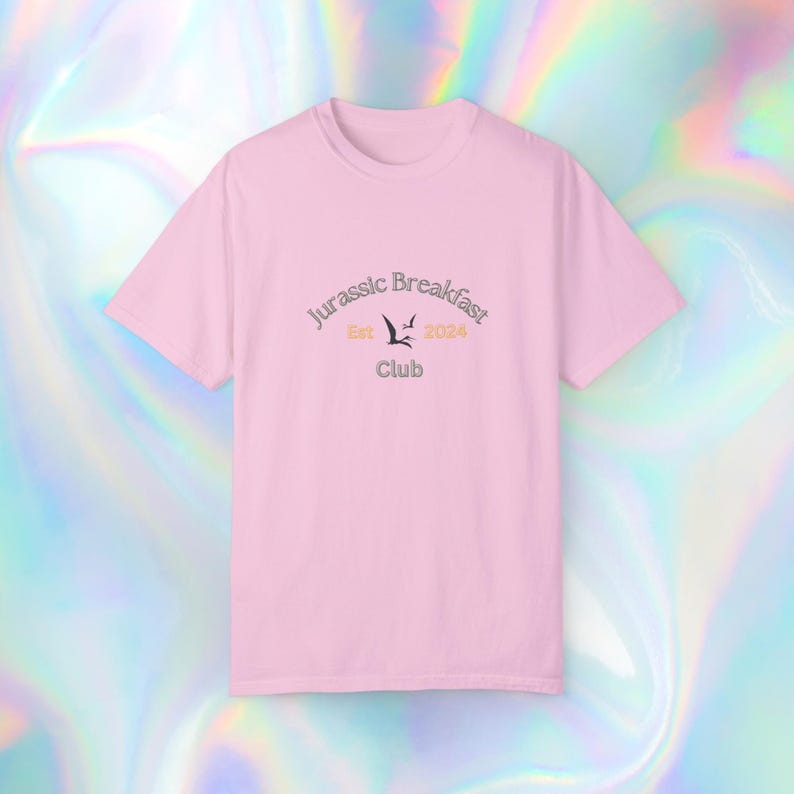 Jurassic Breakfast Club Tshirt, Funny Dinosaur Tee, Unisex Graphic