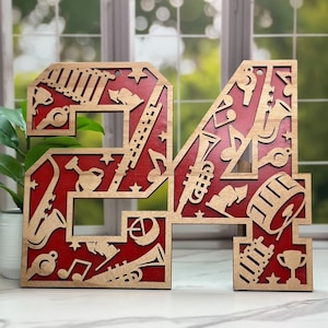 personalized high school band sign, jazz band music decor for music teacher, marching band senior gifts, pep band gifts, school spirit award