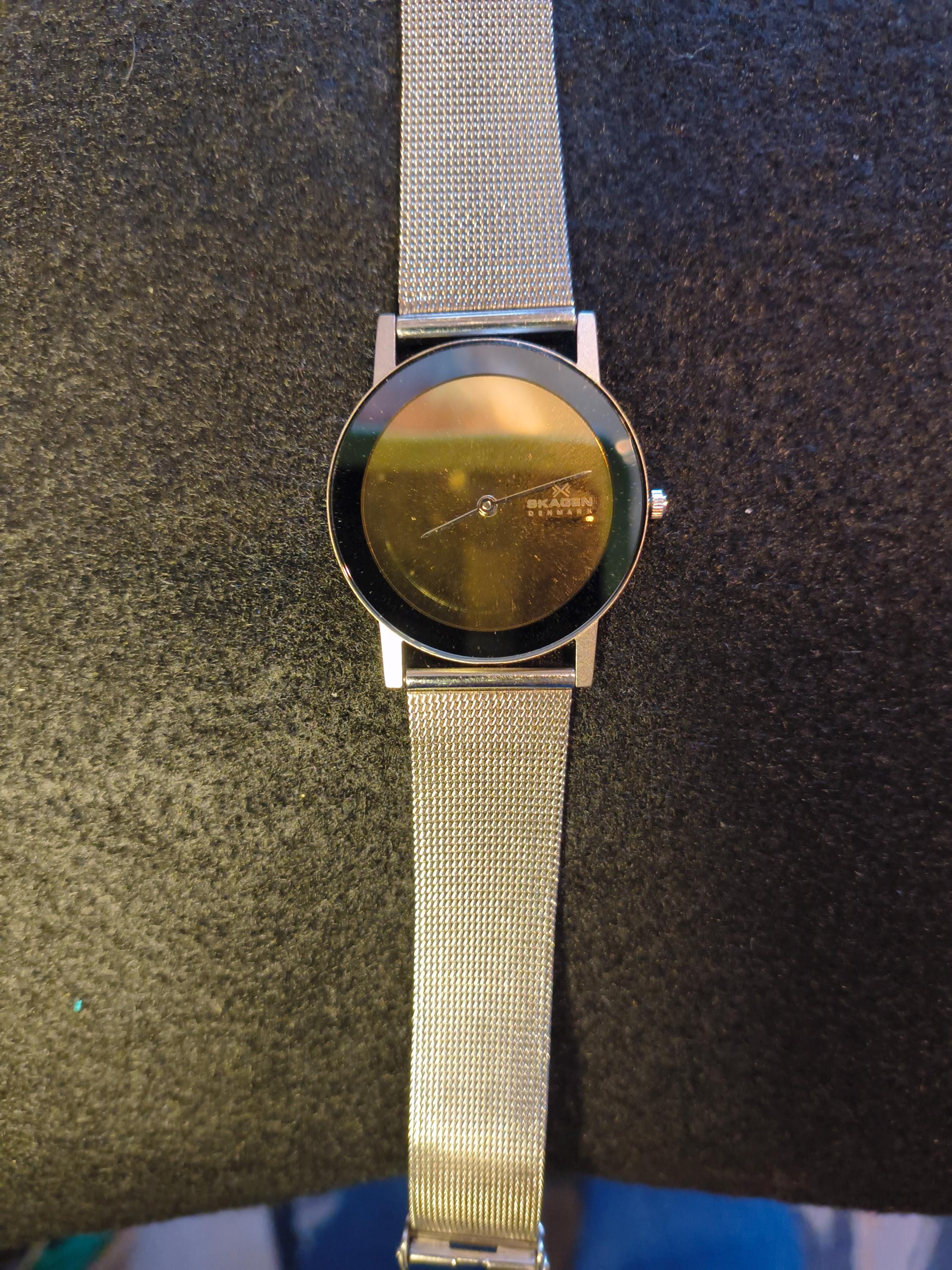 Skagen Denmark N519SGXC Womens Watch‎ Mother of Pearl Dial Stainless Steel Link Skagen Ladies Watches Skagen Pearl Watch Skagen Stainless  main image 3