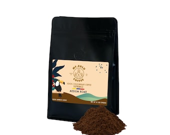 Fresh Roasted Colombian Supremo ground Coffee, Gourmet medium Roast, SCA 83.5, 12oz