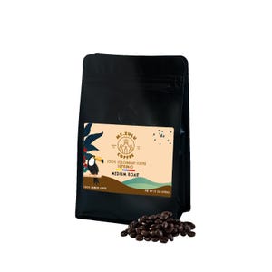 Fresh Roasted Colombian Supremo Whole bean Coffee, Gourmet medium Roast, SCA 83.5, 12oz
