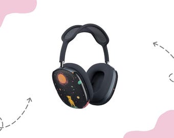 AirPod Max-hoesje schattig beertje | Sterrennacht-koptelefooncovers | Beschermende harde hoes voor Apple-koptelefoon | Apple-accessoires | Uitverkoop: