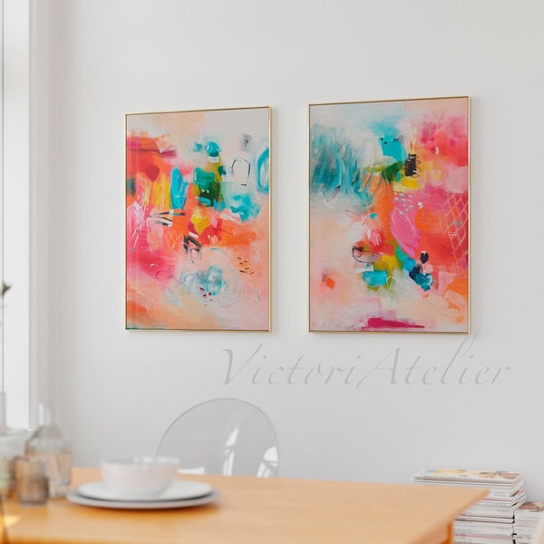 Abstract Print Set - Etsy