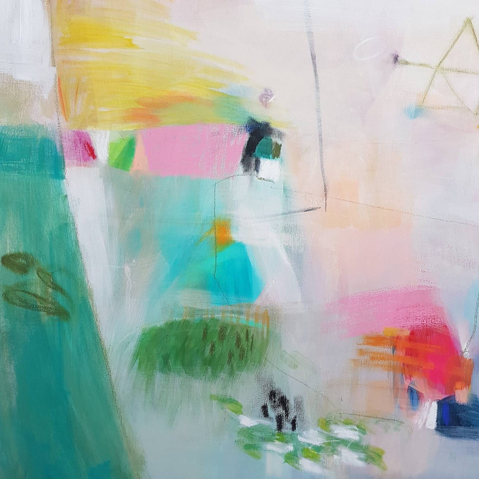 Home Decor Art Print Large Canvas Giclee Print Floral Art Etsy