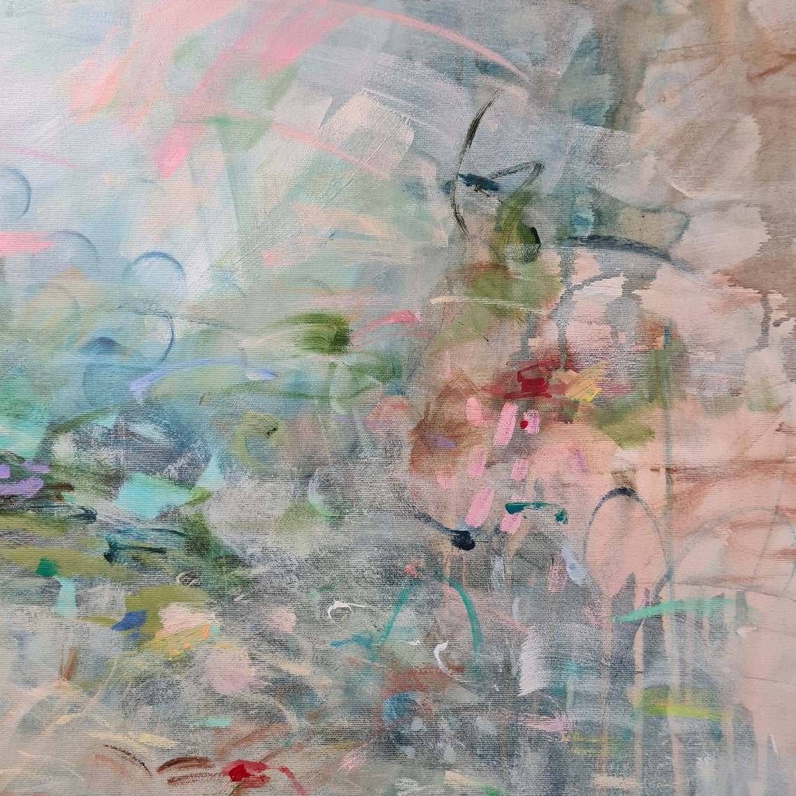 Abstract Forest Landscape Wall Art