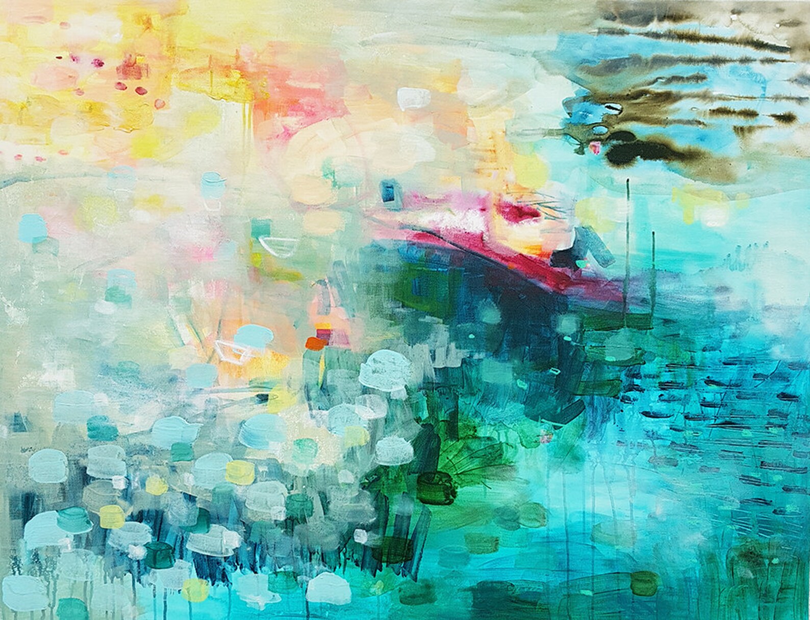 Abstract Canvas Art Print Large Canvas Print Wall Art Canvas Etsy