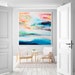 Abstract landscape print, prints wall art, canvas art Giclee print, large painting, Living room wall art, abstract painting 