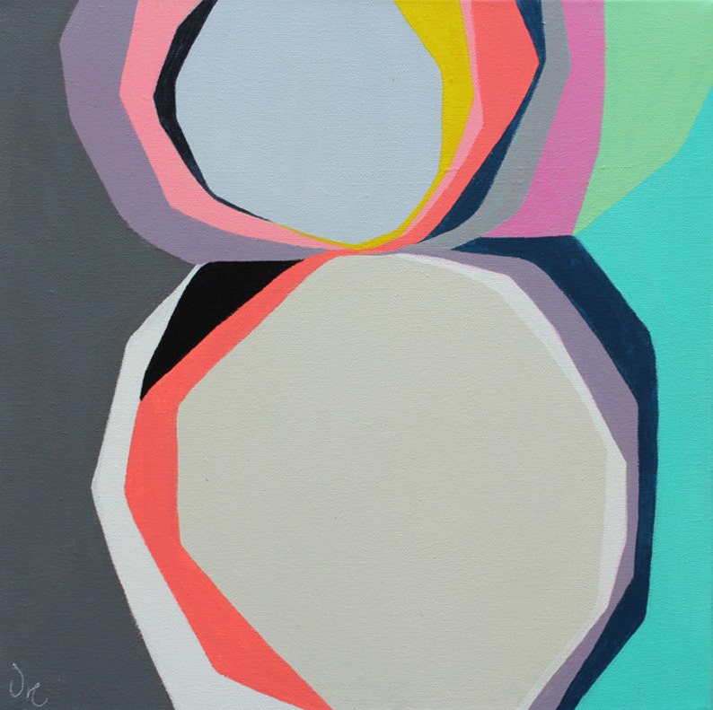 Gray Abstract Geometric Wall Art Minimalist Modern Giclee Etsy Gray abstract geometric wall art minimalist modern giclee etsy