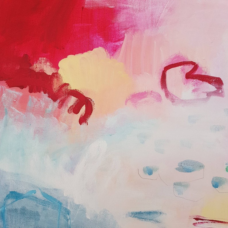 Set of 3 Abstract Prints Wall Art Set Large Modern Prints Etsy