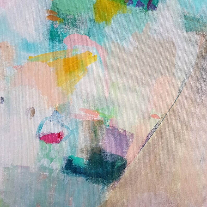 Wall art abstract painting giclee print modern acrylic Etsy