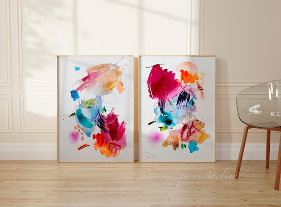 Abstract Watercolour #2 Canvas Print