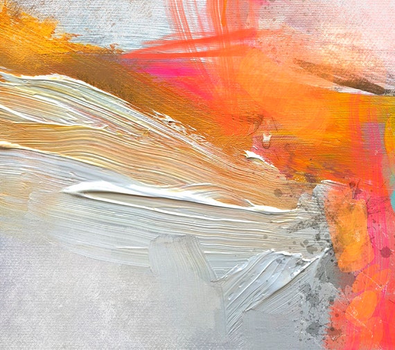 Impresión de arte multicolor Pintura abstracta - Etsy España