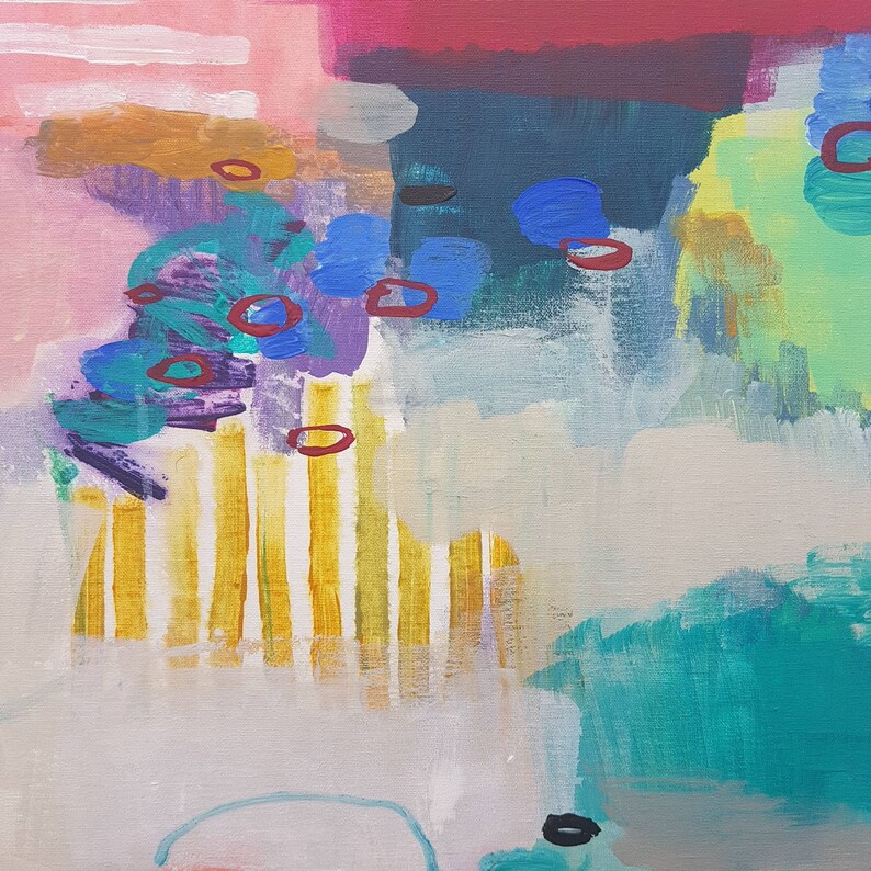 Canvas Wall Art Abstract Painting Master Bedroom Giclee Art Etsy