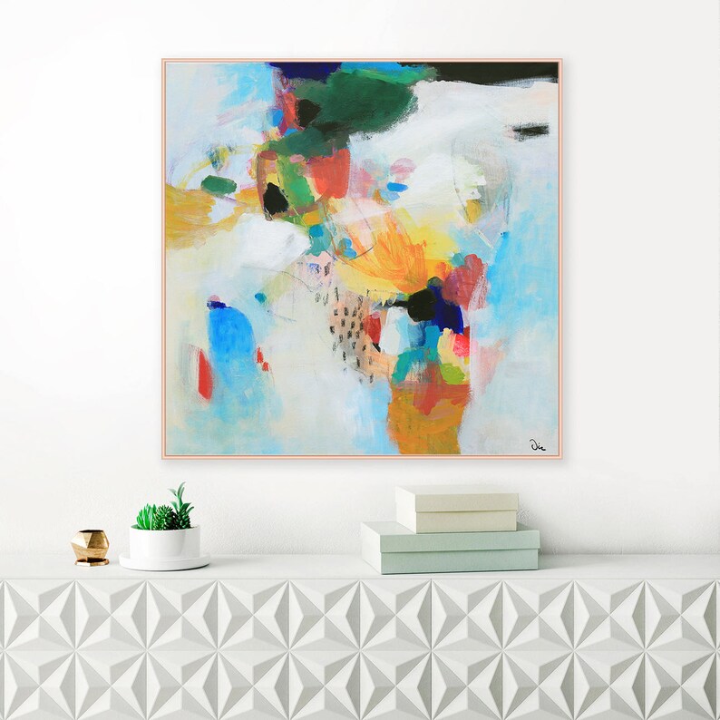 Abstract Painting Giclee Print Large Modern Wall Art Etsy